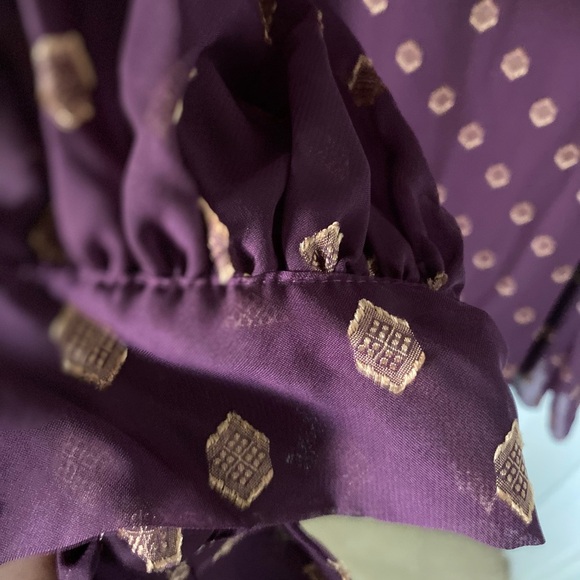 Women’s Calvin Klein purple/gold dress size 22W - Picture 5 of 10